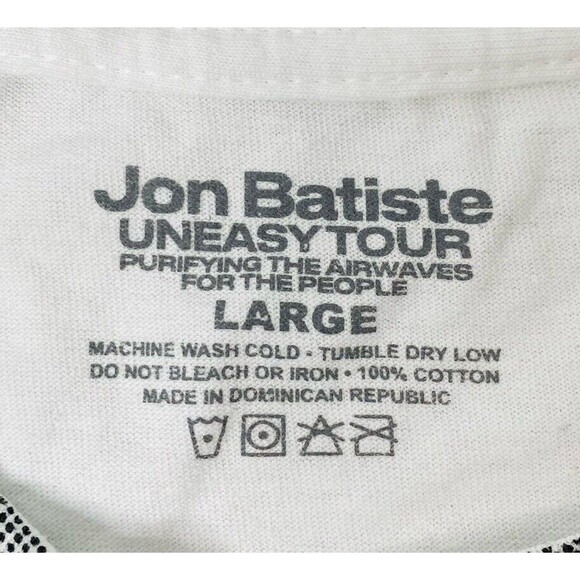 Jon Batiste Uneasy Tour T Shirt Sz L - Picture 7 of 7
